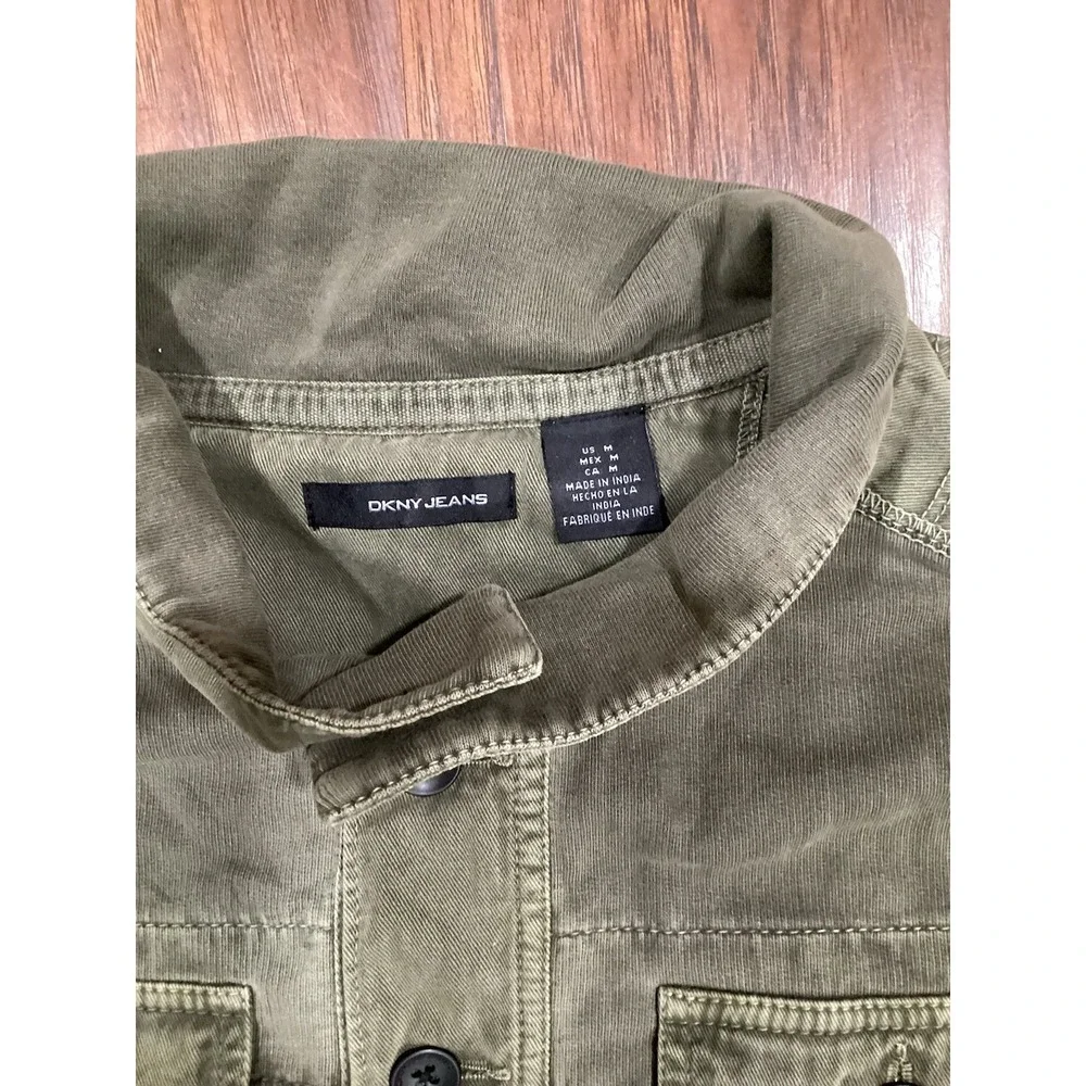 DKNY JEANS MENS  Dusty  Olive 100% Cotton Knit Sweater Medium